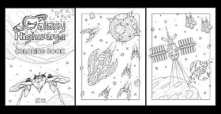 Galaxy Highways - Digital Artbook and Coloring book