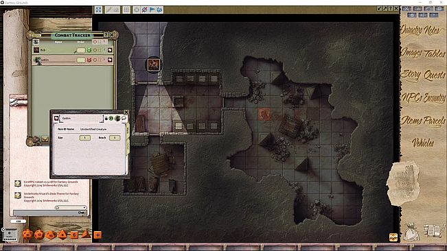 Fantasy Grounds - FG Theme - Wizard's Desk