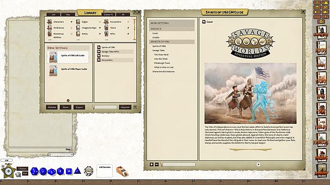 Fantasy Grounds - Savage Worlds Adventure Edition: MiniSettings (SWADE)