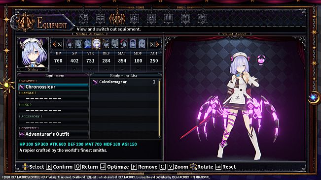 Death end re;Quest 2 - Ultimate Weapon Set