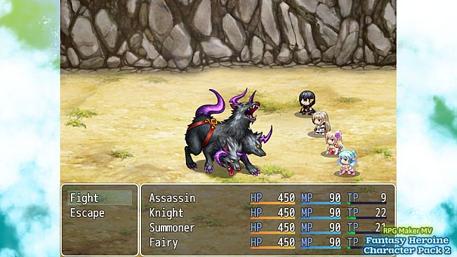 RPG Maker MZ - Fantasy Heroine Character Pack 2