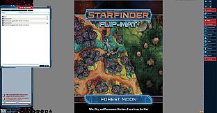 Fantasy Grounds - Starfinder RPG - FlipMat - Forest Moon