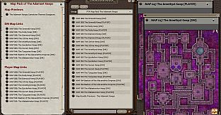 Fantasy Grounds - Paths to Adventure: The Adamant Keeps (Map Pack)