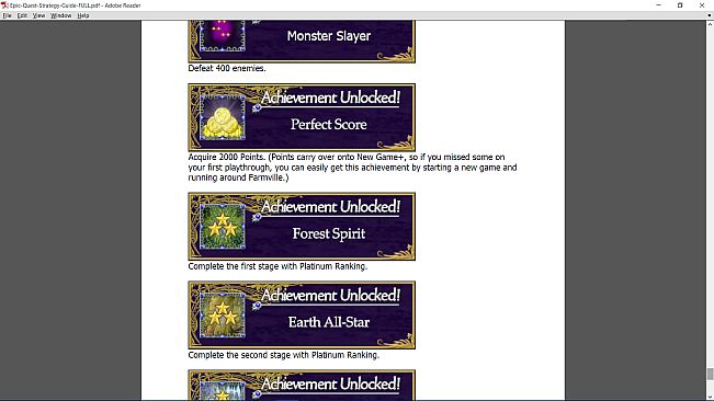 Official Guide - Epic Quest of the 4 Crystals