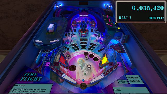Malzbie's Pinball Collection - Time Flight