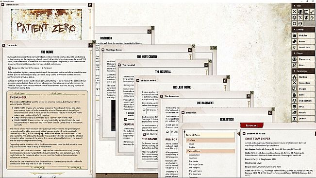 Fantasy Grounds - Horror Companion Adventure (SWADE) - Patient Zero