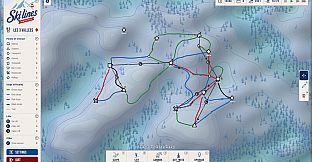 Ski Lines: Trail Map