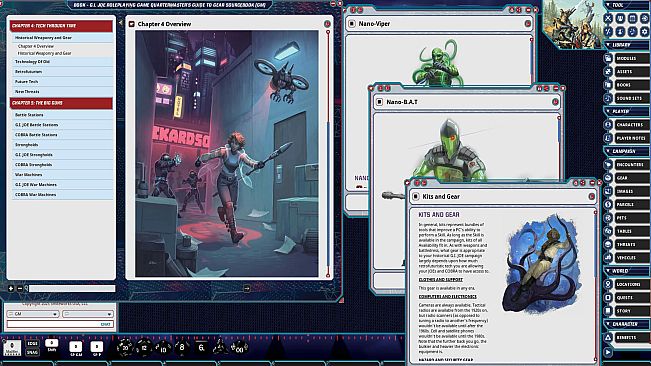 Fantasy Grounds - G.I. JOE Roleplaying Game Quartermaster's Guide to Gear Sourcebook