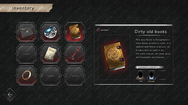 Tyrano Builder - Visual Novel GUI Pack #2 Color-Red [kopanda UI]