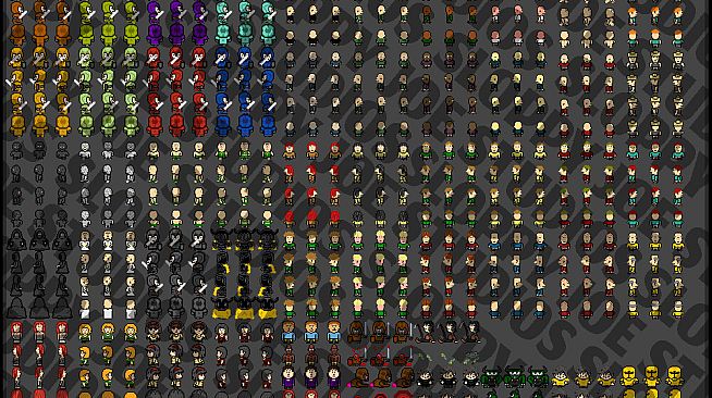 RPG Maker MV - Pixel Pack 2 Characters - Faces - Sideview Enemies