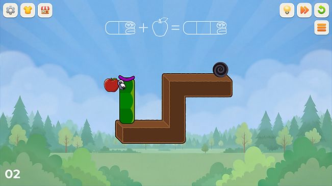 Apple Worm: Logic Puzzle