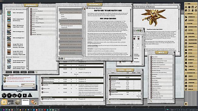 Fantasy Grounds - Savage Rifts North America: Empires of Humanity