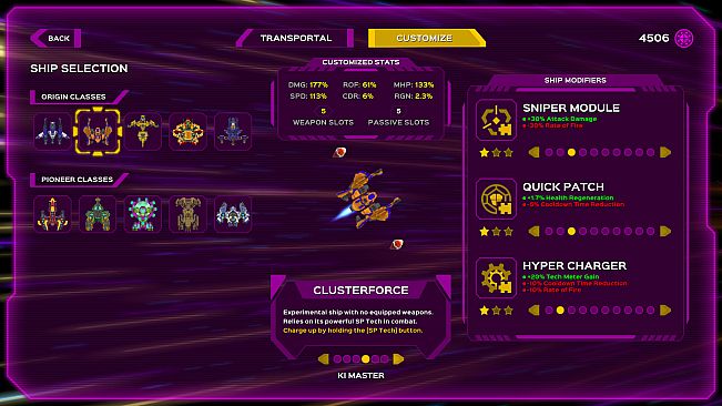 PhaigeX: Hyperspace Survivors