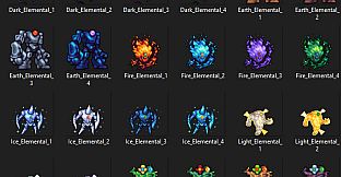 RPG Maker VX Ace - MT Tiny Tales Battlers - Elemental Forces