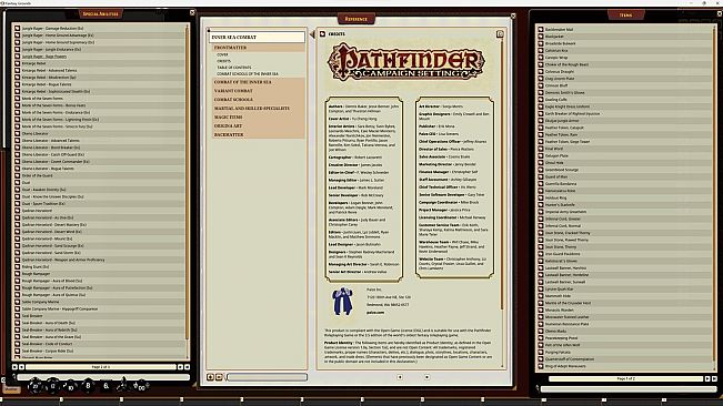 Fantasy Grounds - Pathfinder RPG - Campaign Setting: Inner Sea Combat