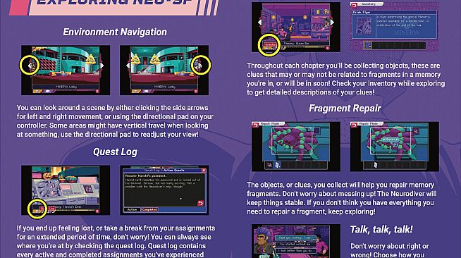 Read Only Memories: NEURODIVER - Game Manual