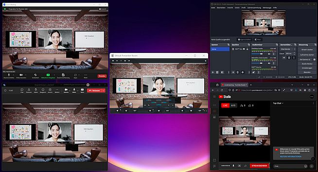 Virtual Presenter Room - Testversion