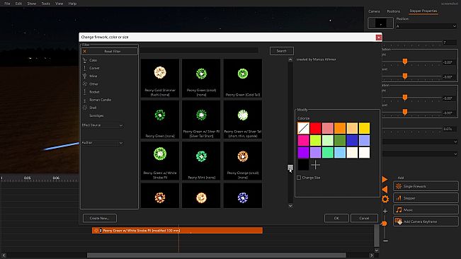 FWsim - Fireworks Display Simulator