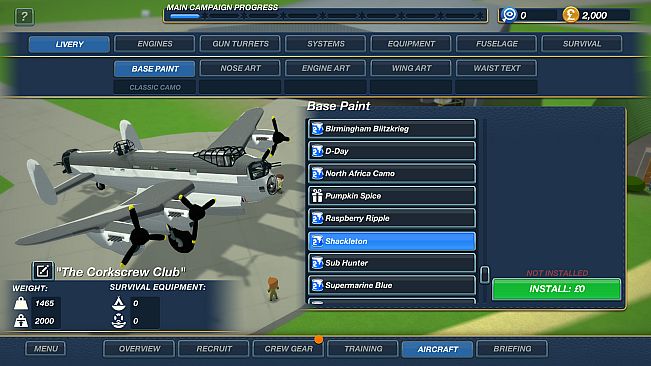 Bomber Crew Skin Pack 2