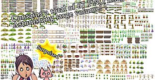 RPG Maker MV - NATHUHARUCA Green Tilesets