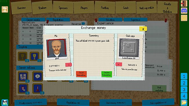 Boeckham's Football Manager