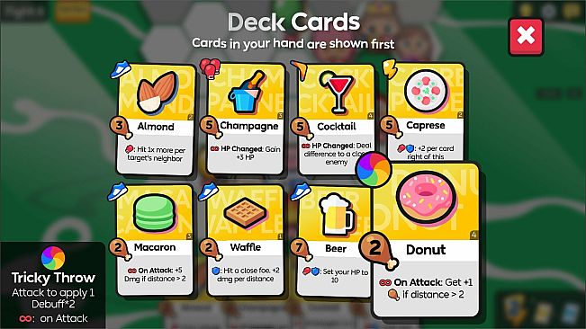 Food Fight Fiesta: Multi-Use Cards