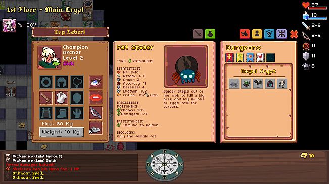 Paper Dungeons Crawler