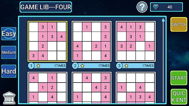 Sudoku constellation