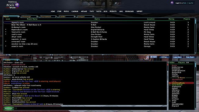 Virtual Pool 4 Multiplayer