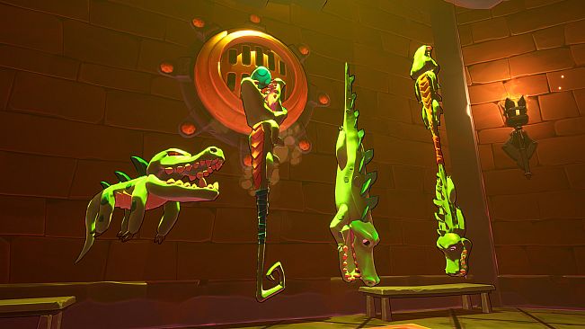 Dungeon Defenders: Awakened - Gator Gear Weapons and Accessories