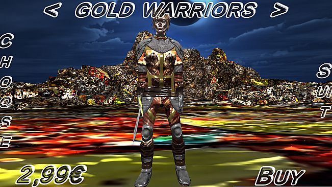 Hack And Slash Fury - Gold Warriors Armor