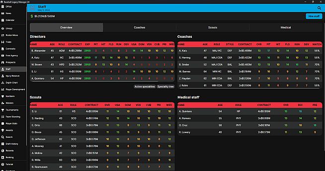Baseball Legacy Manager 24