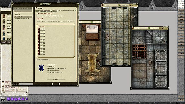Fantasy Grounds - Pathfinder RPG - GameMastery Map Pack: Fortress