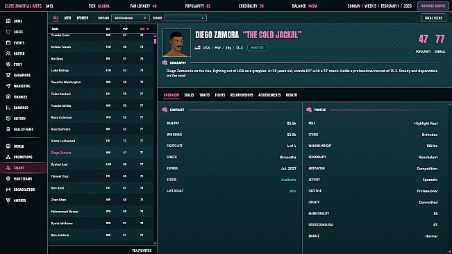 MMA Sim King