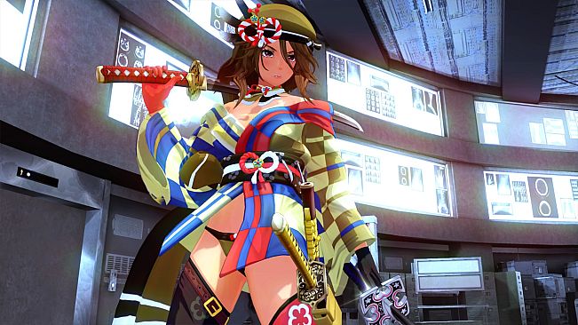 OneeChanbara ORIGIN - Exclusive Aya Costume: Saki's Fantasy Brocade Yellow