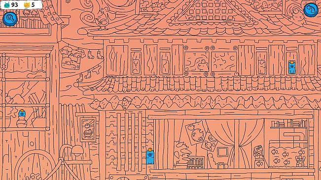 Hidden Capybaras with Orange