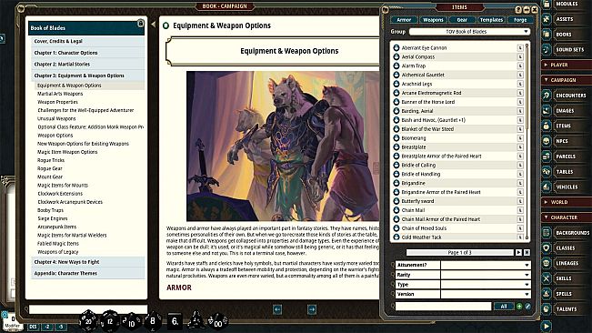 Fantasy Grounds - Book of Blades