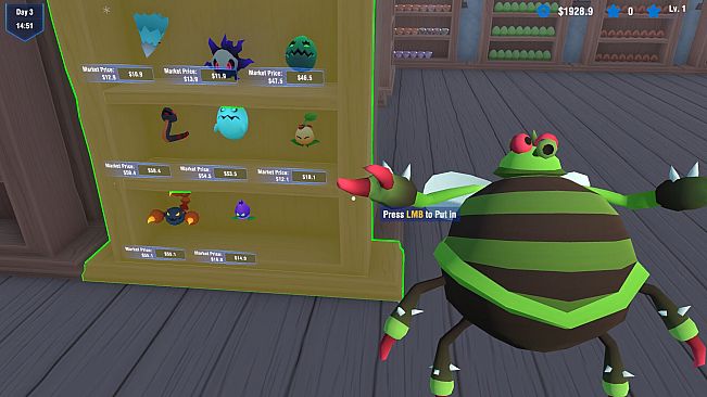 Monster Merchant Simulator: Hatch, Evolve, Capture