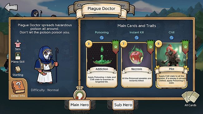 3 Minute Heroes - Horus (Plague Doctor Skin)