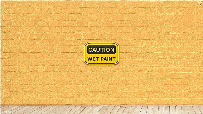CAUTION WET PAINT