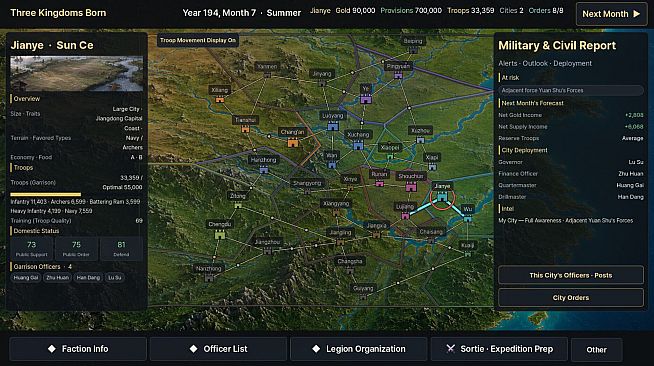 Three Kingdoms Born