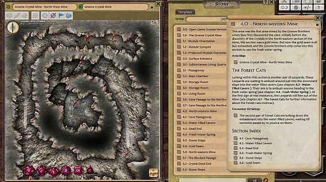 Fantasy Grounds - Compass Point 01: Gnome Crystal Mine (3.5E)