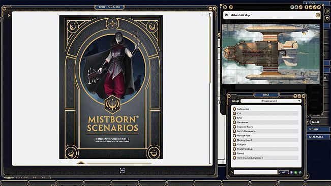 Fantasy Grounds - Cosmere - Mistborn Scenarios