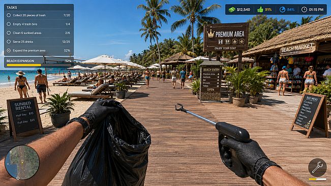 Beach Manager Simulator