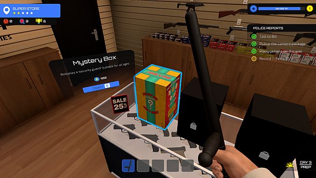 Supermarket Guard Simulator