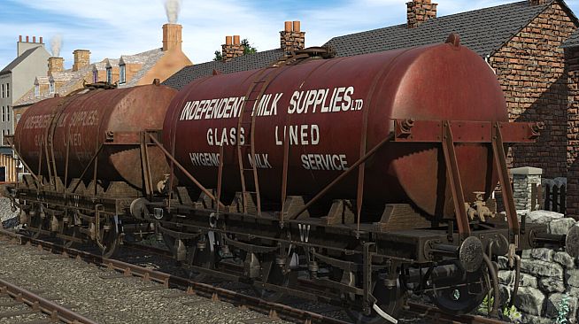 Trainz Plus DLC - UK 6 Wheel Milk Tanker Pack 1