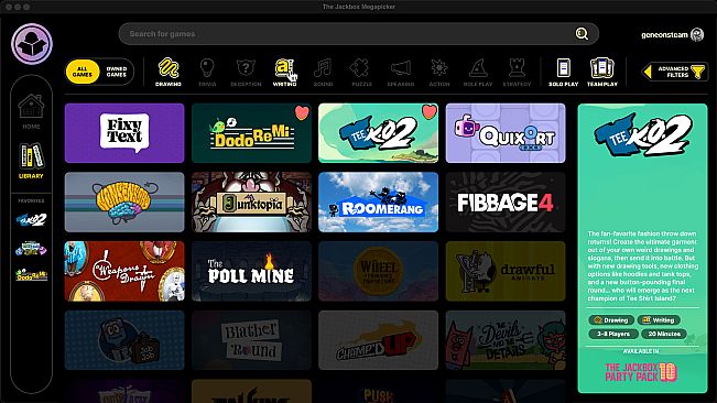 The Jackbox Megapicker