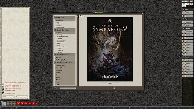 Fantasy Grounds - Ruins of Symbaroum - Player's Guide