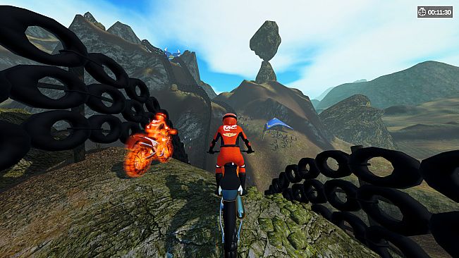 Slope Rider - A Motorbike Escapade