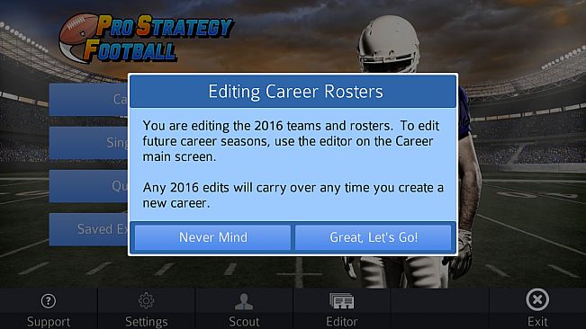 Pro Strategy Football 2016